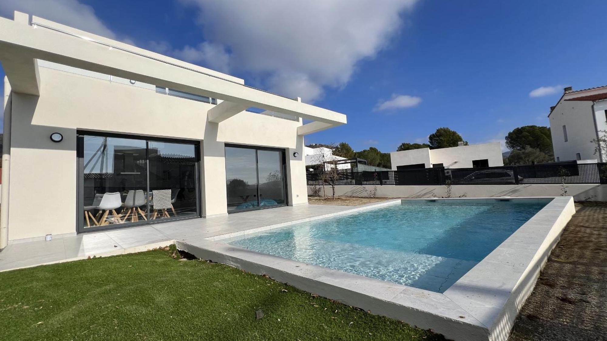 Casa Moderna Roses Con Piscina Y Jardin Mas Bosca, Roses Villa Palau Saverdera Ngoại thất bức ảnh
