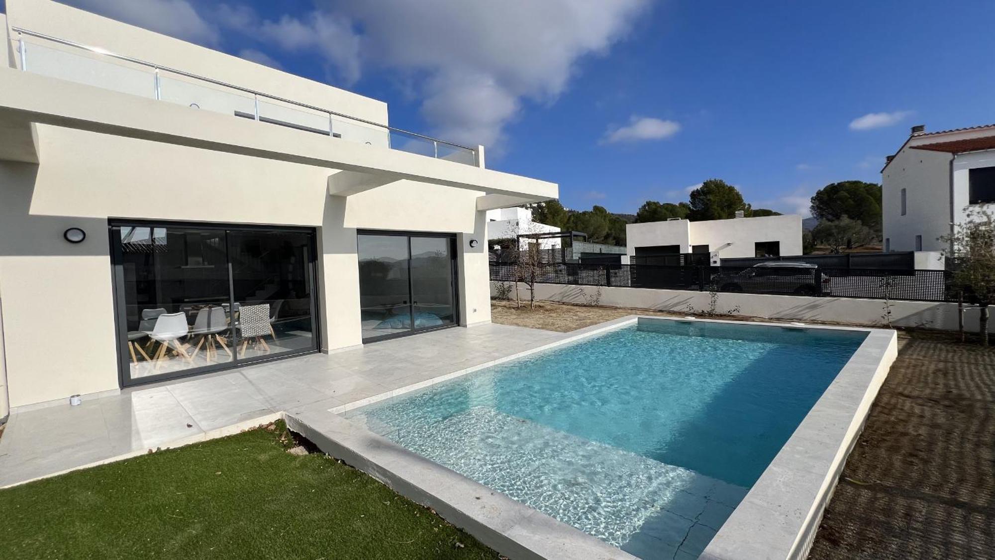 Casa Moderna Roses Con Piscina Y Jardin Mas Bosca, Roses Villa Palau Saverdera Ngoại thất bức ảnh