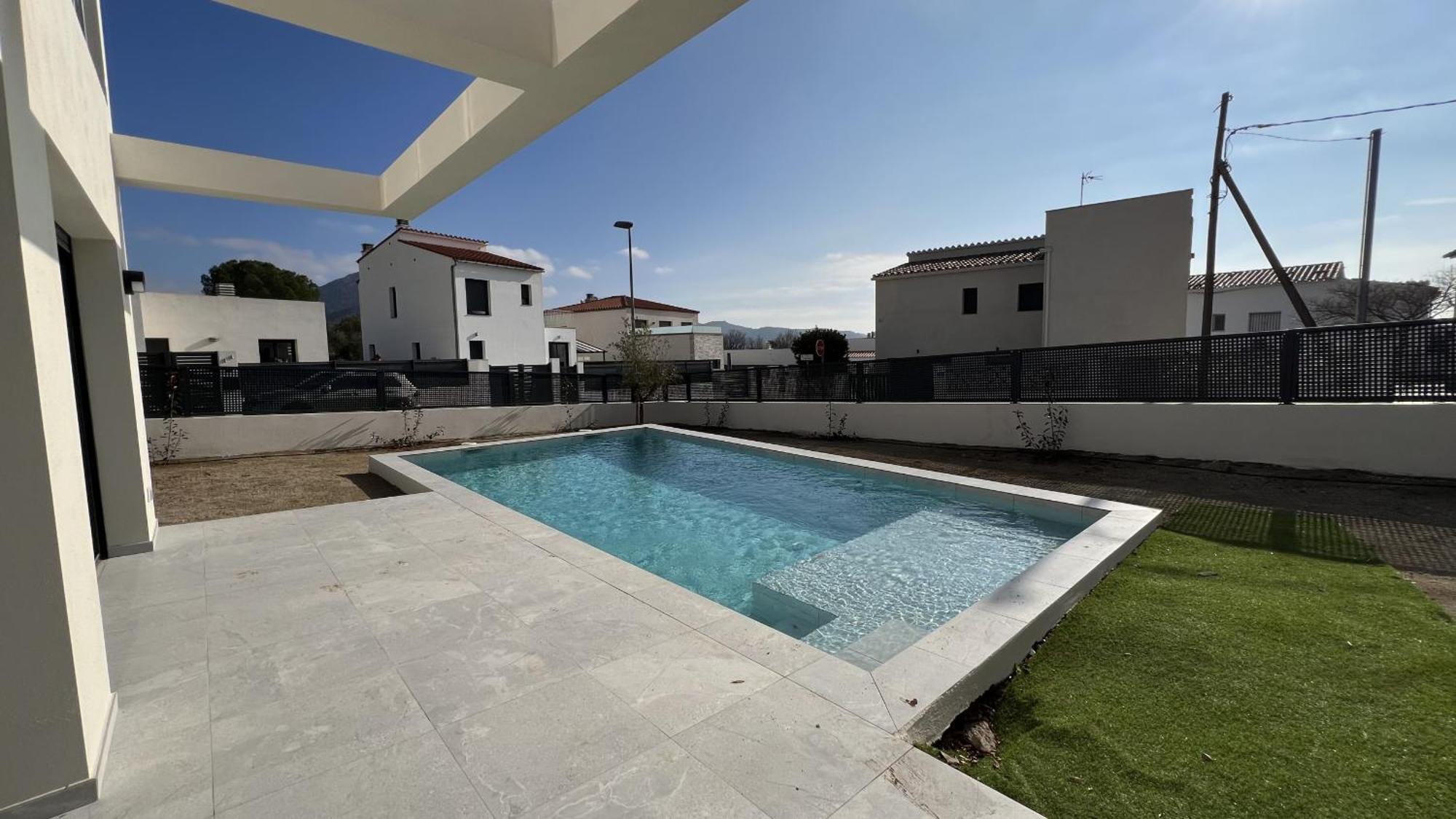 Casa Moderna Roses Con Piscina Y Jardin Mas Bosca, Roses Villa Palau Saverdera Ngoại thất bức ảnh